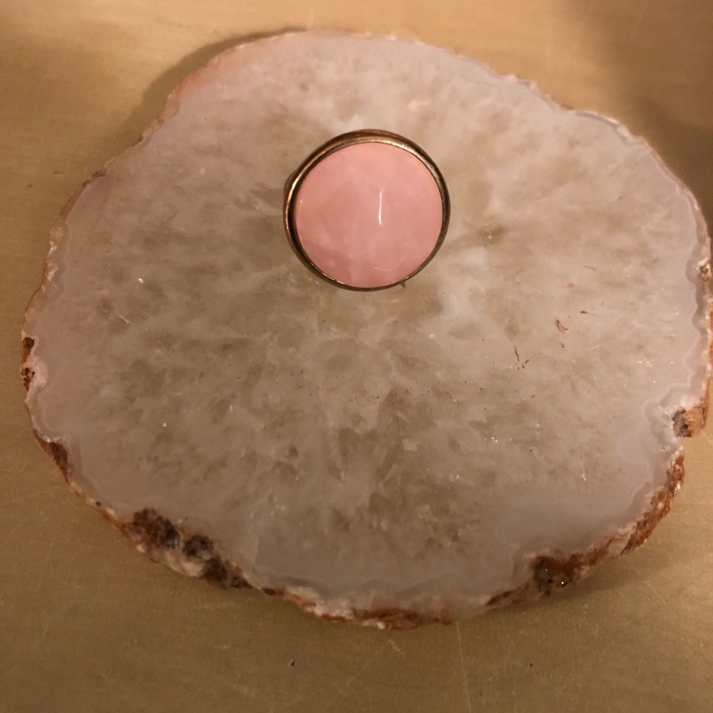 Rose quartz ring - Picture 4 of 5